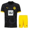 Conjunto (Camiseta+Pantalón Corto) Borussia Dortmund Segunda Equipación 23-24 - Niño